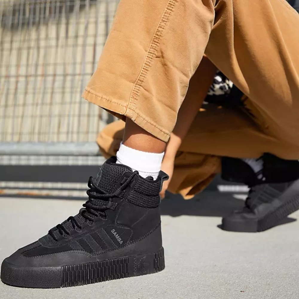 Black Adidas Samba Boots